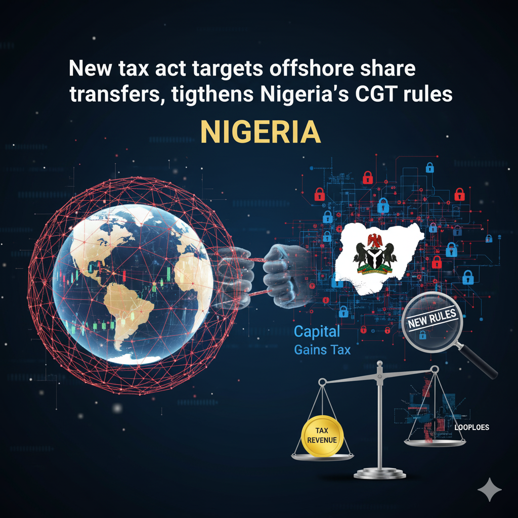 New tax act targets offshore share transfers, tightens Nigeria’s CGT rules